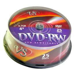 DVD-RW (25) 4.7GB Mirex Cake