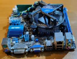 (БУ) Мат.плата Asus P8H61-I LX LGA1155+ проц celeron g1610